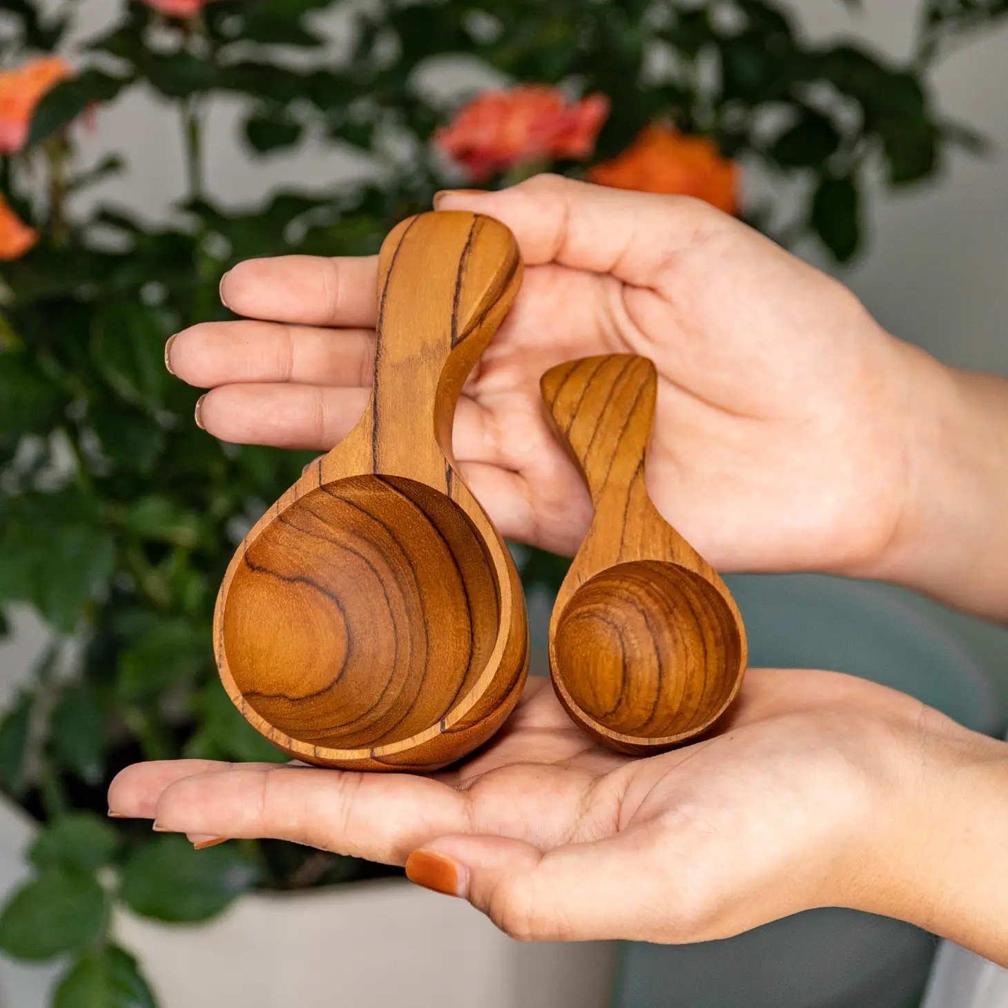 TEAK WOOD SPICE SPOON