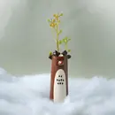 REINDEER BUD VASE