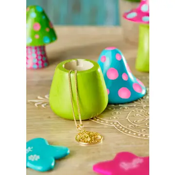 NEON MUSHROOM TRINKET POT
