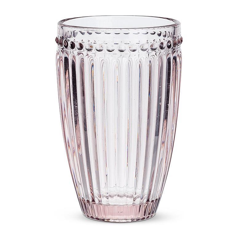 DOT + PANEL HIGHBALL GLASS PINK