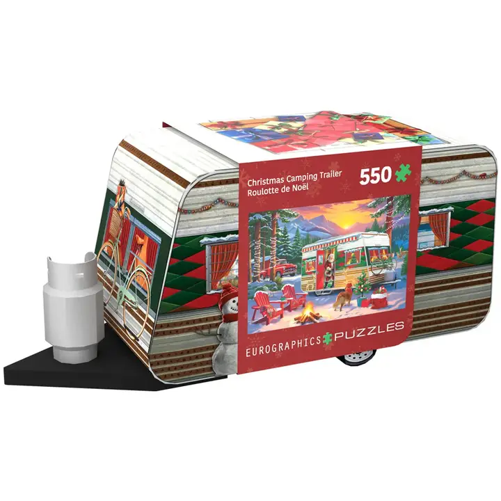 Holiday Camper Puzzle Tin